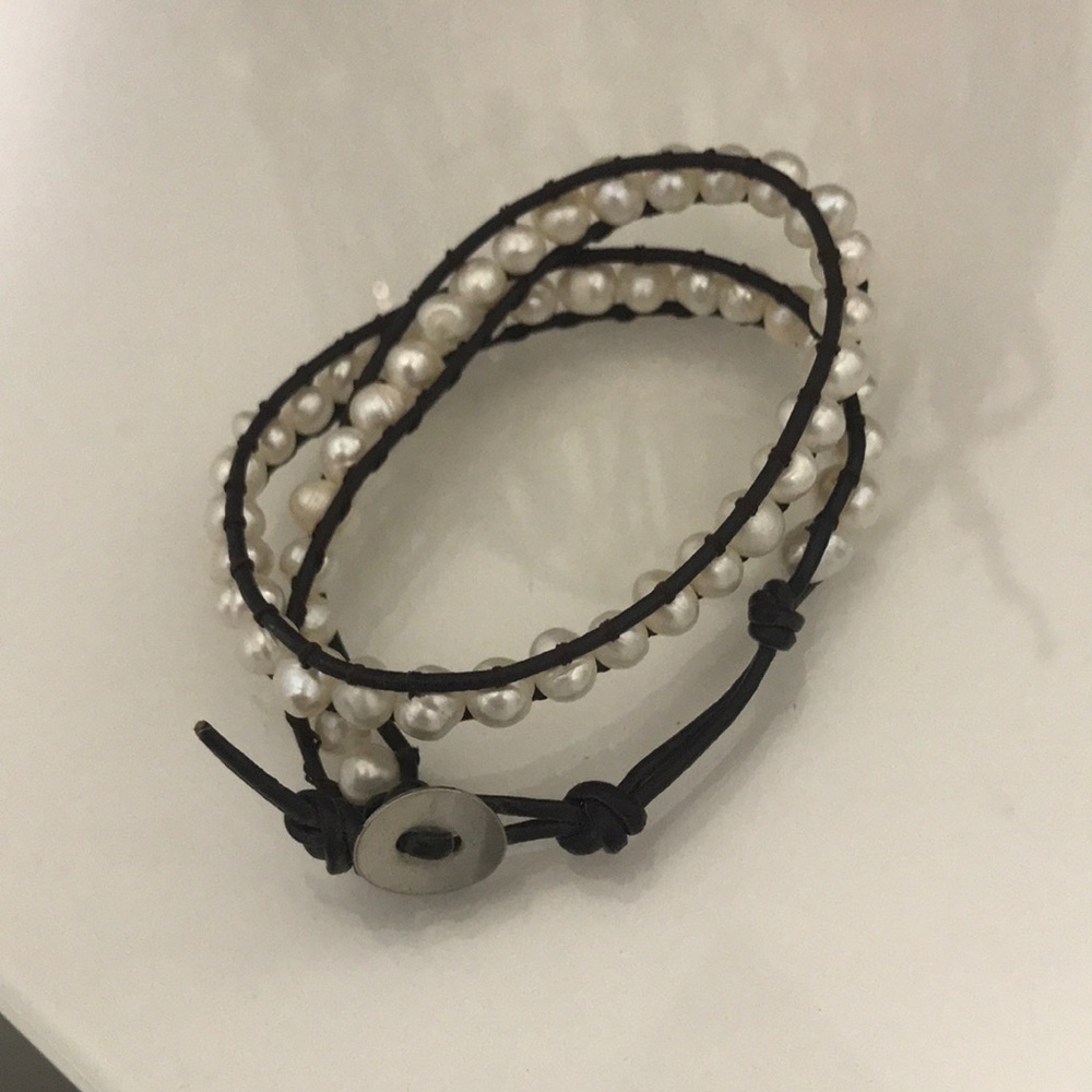 Pearl wrap bracelet
